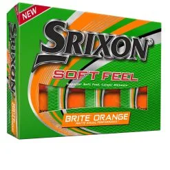 Srixon Soft Feel Brite Orange Colour Golf Balls