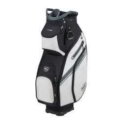 Wilson Staff Exo II Golf Cart Bag -Promos Golf Clubs Boutique ExoCartWhiteBlack1000 1500x