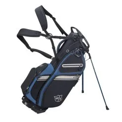 Wilson Staff Exo II Golf Stand Bag 20 Wilson Staff Exo II Golf Stand Bag -Promos Golf Clubs Boutique ExoStandBlackBlue1000 1280x