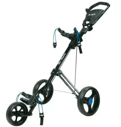 Ben Sayers D3 3 Wheel Push Golf Trolley -Promos Golf Clubs Boutique G5231 D3 Push Trolley Side angle 1 1280x