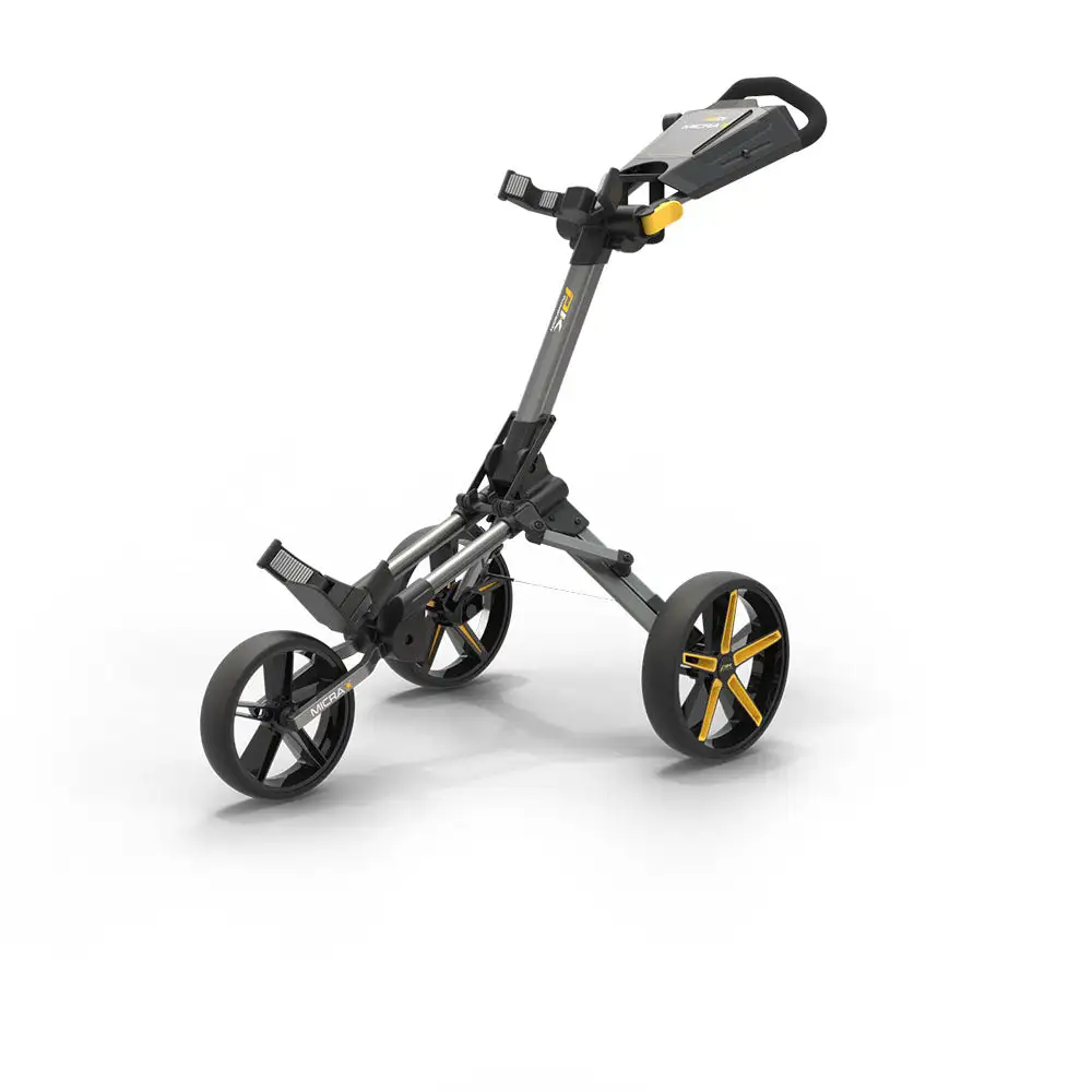 Powakaddy MICRA Cube Push Compact Golf Trolley 4 Powakaddy MICRA Cube Push Compact Golf Trolley - Image 4