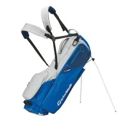 TaylorMade Golf FlexTech Stand Bag -Promos Golf Clubs Boutique N7898701 Flextech Grey Blue 3QR v1 1280x