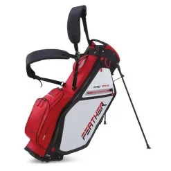 Big Max Dri Lite Feather Golf Stand Bag -Promos Golf Clubs Boutique RedBlackWhite 1500x