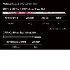 Srixon Golf ZX7 MKII Forged Irons -Promos Golf Clubs Boutique SrixonZX7IronsSetspecsheetimage 1500x