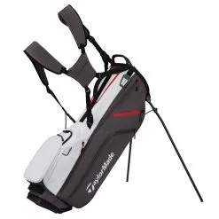TaylorMade Golf 2023 FlexTech Stand Bag -Promos Golf Clubs Boutique TM23ACC TD864 V9748001 Stand Bags Flextech GreyWhiteOrange 3QR v1 1500x