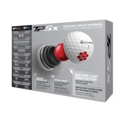 TaylorMade TP5x White Tour Golf Balls 7 TaylorMade TP5x White Tour Golf Balls -Promos Golf Clubs Boutique TP5XBack1000 1500x