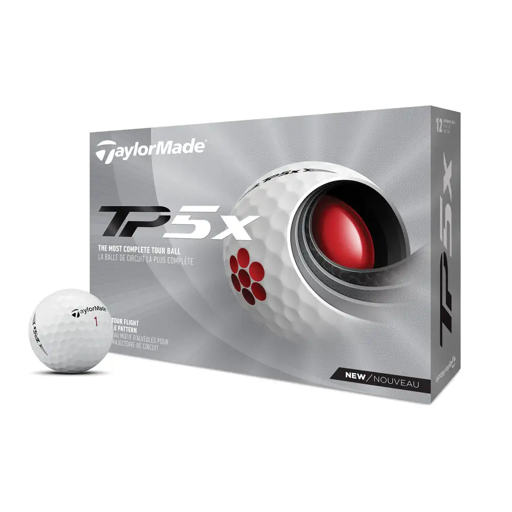 TaylorMade TP5x White Tour Golf Balls 5 TaylorMade TP5x White Tour Golf Balls - Image 5