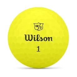Wilson Staff Duo Soft Golf Balls -Promos Golf Clubs Boutique WG2006120 3 Duo Soft BallStamp Yellow.png.high res 1500x