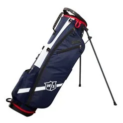 Wilson Staff Quiver 2022 Lightweight Stand Bag -Promos Golf Clubs Boutique WG4004102 0 WS Bag QS NA WH RD.png.cq5dam.web .2000.2000 1500x
