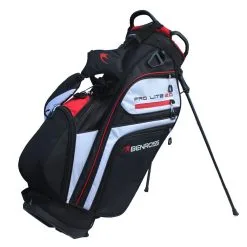 Benross ProLite 2.0 Golf Stand Bag -Promos Golf Clubs Boutique benrossprolite2standbagblkredwht 1280x