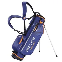 Big Max Golf Dri Lite 7 Water Resistant Stand Bag -Promos Golf Clubs Boutique bigmaxdrilite7standbagnavyorange 1500x
