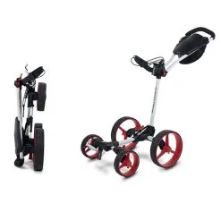 Big Max Blade Quattro 4 Wheel Golf Trolley -Promos Golf Clubs Boutique bigmaxquattrowhitered 1280x