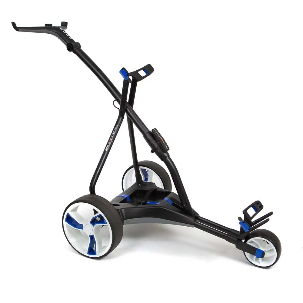 Golfstream Blue Lithium Electric Golf Trolley 1 Golfstream Blue Lithium Electric Golf Trolley