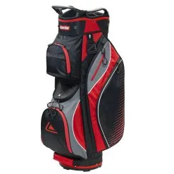 Longridge Deluxe Lite Golf Cart Bag -Promos Golf Clubs Boutique longridge deluxe lite cart bag 2021 black red side 1280x