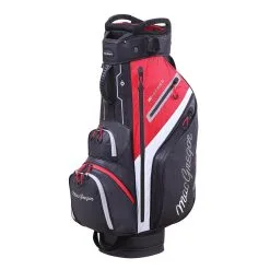 MacGregor 15 Series Water Resistant 10" Golf Cart Bag -Promos Golf Clubs Boutique macgregor15serieswaterrescartbagblackred 1500x