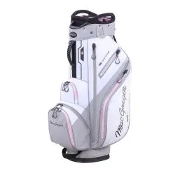 MacGregor 15 Series Water Resistant 10" Golf Cart Bag -Promos Golf Clubs Boutique macgregor15serieswaterrescartbagwhiteorchid 1500x