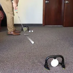 IZZO Golf Sharp Shooter Putting Practice Game Set -Promos Golf Clubs Boutique sharpshootaction1 1500x